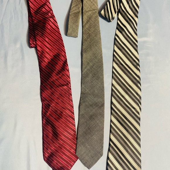 J. Crew Red and Gray Silk Ties Collection - Picture 9 of 9